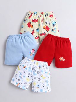Bumzee - Printed Boys Shorts (Pack of 4)