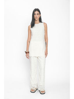 Contemponari - Luna White Co-Ord (Set of 2)