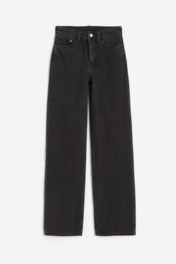 H&M - Women Black Wide Ultra High Jeans