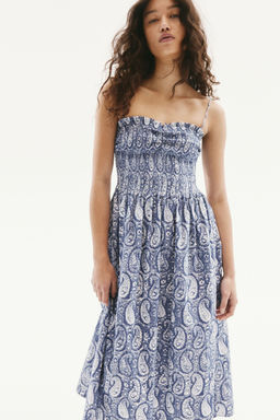 H&M - Women Blue Smock-Topped Dress
