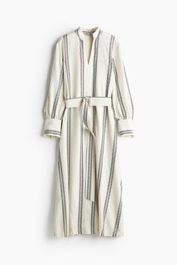 H&M - Women White Belted Shirt Dress