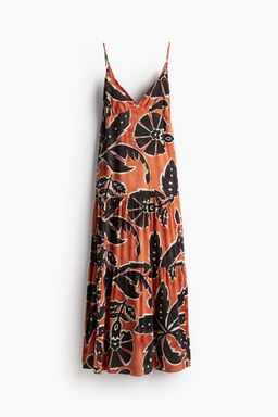 H&M - Women Orange Long Strappy Dress