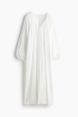 H&M - Women White Lace-Detail Dress
