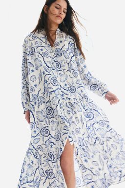 H&M - Women White Tiered Maxi Dress