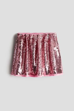 H&M - Girls Pink Sequined Skirt