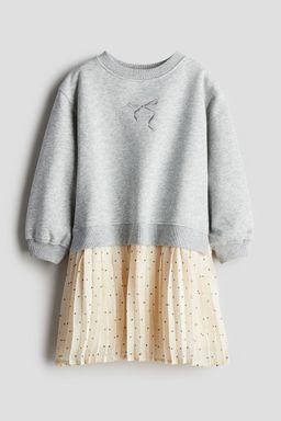 H&M - Girls Grey Sweatshirt Dress