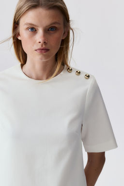H&M - Women White A-Line Dress