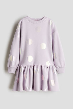 H&M - Girls Purple Sweatshirt Dress