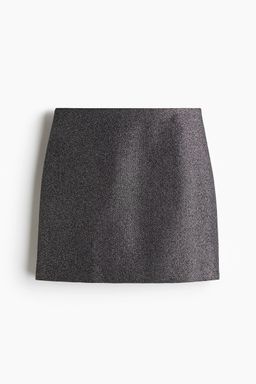 H&M - Women Black Wool-Blend Mini Skirt