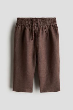 H&M - Boys Brown Linen Trousers
