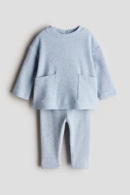 H&M - Boys Blue 2-Piece Cotton Jersey Set