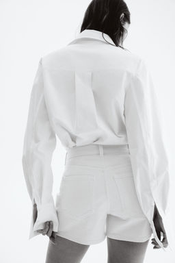 H&M - Women White Denim Shorts