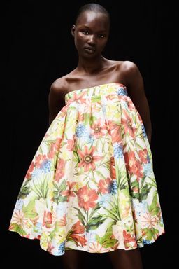 H&M - Women White Mini Bandeau Dress