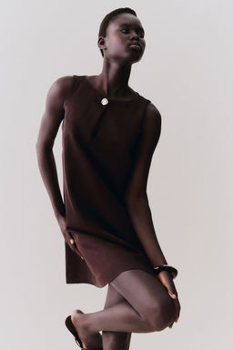 H&M - Women Brown A-Line Dress