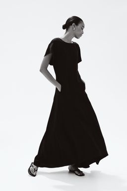 H&M - Women Black Butterfly-Sleeved Dress