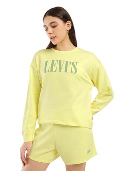 Levi's - Women's Yellow Crew Neck Co-Ord (Set of 2)