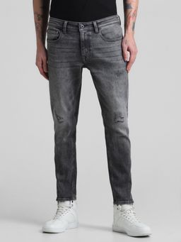 Jack & Jones - Grey Slim Fit Stretch Jeans