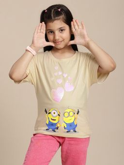 Kidsville - Dm 4 Movie Printed T-Shirt for Girls