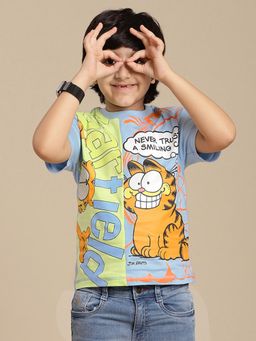 Kidsville - Garfield Printed Regular Fit T-Shirt for Boys