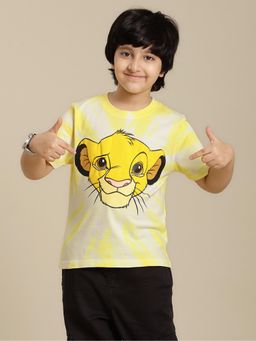 Kidsville - Lion King Printed Regular Fit T-Shirt for Boys