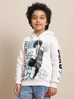 Kidsville - My Hero Academia Printed Regular Fit Hoodie for Boys