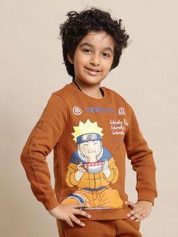Kidsville - Naruto Printed Regular Fit Sweat-Shirt for Boys