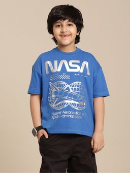 Kidsville - Nasa Printed Oversize T-Shirt for Boys