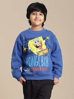 Kidsville - Sponge Bob Square Pants Printed Oversize Sweat-Shirt for Boys