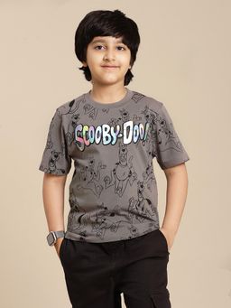 Kidsville - Scooby Doo Printed Oversize Fit T-Shirt for Boys