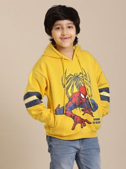 Kidsville - Spiderman Printed Oversize Fit Hoodie for Boys