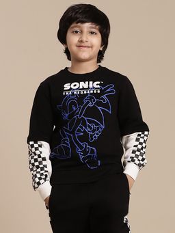 Kidsville - Sonic Modern Printed Regular Fit Sweat-Shirt for Boys