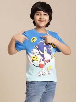 Kidsville - Sonic Modern Printed Regular Fit T-Shirt for Boys