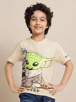 Kidsville - The Mandalorian Printed Regular Fit T-Shirt for Boys