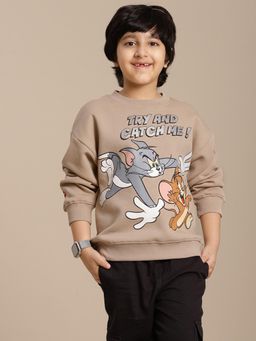 Kidsville - Tom & Jerry Printed Oversize Fit Sweat-Shirt for Boys
