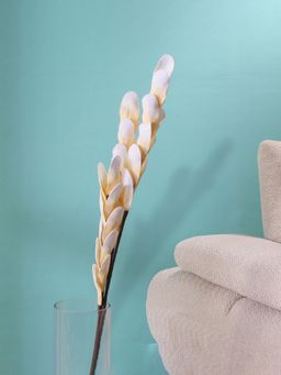 At Home by Nilkamal - Decorative Artificial Leaves Stick - Beige