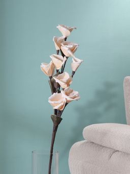 At Home by Nilkamal - Artificial Tulip Flower Bunch - White