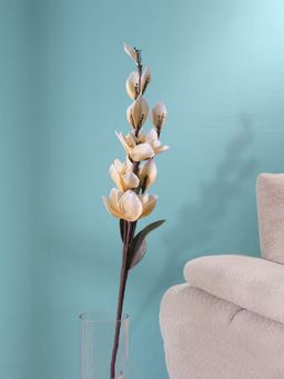 At Home by Nilkamal - Artificial Magnolia Flower Stick - White
