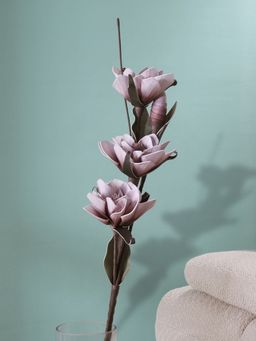 At Home by Nilkamal - Artificial Lotus Flower Stick - Purple