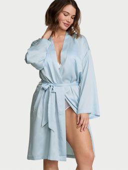 Victoria's Secret - Blue Signature Satin Midi Robe
