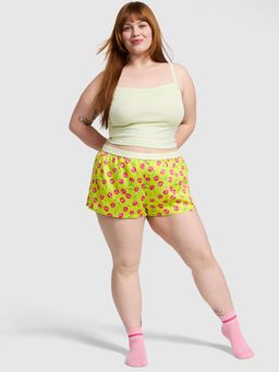Victoria's Secret - Yellow Silky Sleep Boxy Shorts