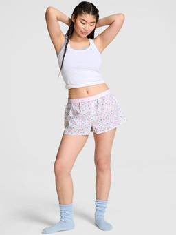 Victoria's Secret - White Cotton Boxy Shorts