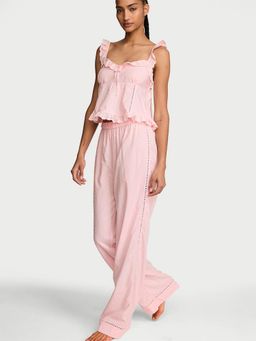 Victoria's Secret - Pink Cotton Dream Tank Long Pyjamas Set