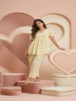 Mieora - Yellow Cotton Nightwear
