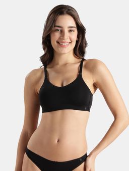 Jockey - Jw13 Wirefree Non Padded Tencel Lyocell Everyday Bra Black