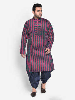 KISAH PLUS - Cotton Silk Pink Kurta