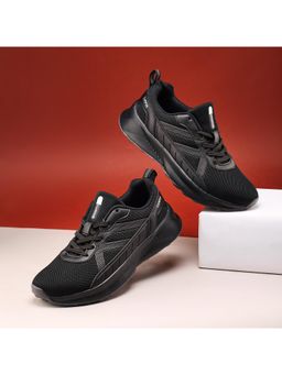 Campus - Tred Men Black Running Shoes
