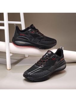 Campus - Glitch Men Black Running Shoes