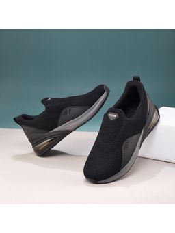 Campus - CROWD Men Black Walking Shoes