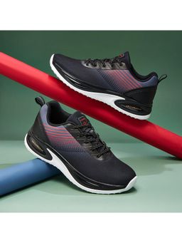 Campus - Clash Men Black Running Shoes