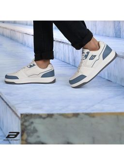 Bond Street - Men Navy Blue Pu Casual Sneakers